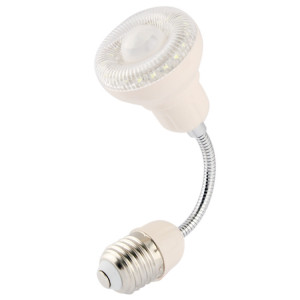 1.8W E27 Spiral Human Sensor Light Control Veilleuse à économie d'énergie, distance sensible: 5-7m (blanc) SH28061090-20