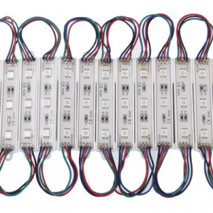 Bande lumineuse de module, 20x 3 LED RVB lumière 5050 SMD LED, DC 12V SH43131181-20
