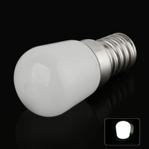 E14 2W Ball Ampoule raide, 100LM, 6000-6500K lumière blanche, AC 100-240V SH032W1459-20