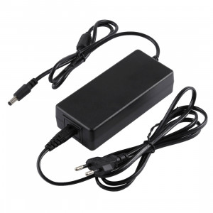 UE Plug 12V 5A 60W AC Bloc d'alimentation avec 5.5mm DC Plug pour LCD Moniteurs Cordon, sorties: 5.5x2.5mm (noir) SH501A91-20