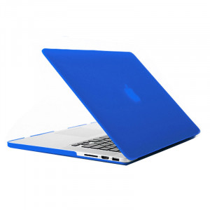 Boîtier de protection en plastique dur givré pour Macbook Pro Retina 13,3 pouces (Bleu) SH15BE1500-20