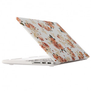 Camellia motif givré en plastique dur étui de protection pour Macbook Pro Retina 13,3 pouces SH026K1985-20