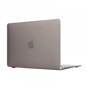 Boîtier de protection en plastique dur transparent translucide givré pour Macbook 12 pouces (gris) SH038H1035-20