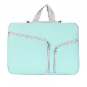 Double Pocket Zip Sac à main pour ordinateur portable pour Macbook Air 13 pouces (vert) SH313L1250-20