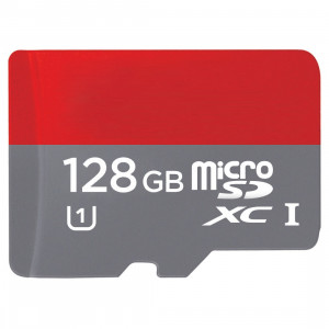 Carte mémoire 128 Go haute vitesse classe TF / Micro SDHC UHS-1 (U1), écriture: 15 Mo / s, lecture: 30 Mo / s (capacité réelle de 100%) SH81631078-20
