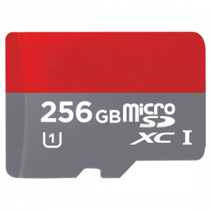 Carte mémoire 256 Go haute vitesse classe TF / Micro SDHC UHS-1 (U1), écriture: 15 Mo / s, lecture: 30 Mo / s (capacité réelle à 100%) SH8164991-20