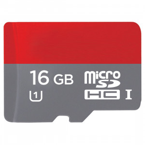 Carte mémoire 16 Go haute vitesse classe TF / Micro SDHC UHS-1 (U1), écriture: 12 Mo / s, lecture: 20 Mo / s (capacité réelle 100%) (Noir) SH816A89-20