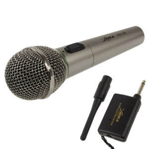 Microphone sans fil / filaire avec récepteur et antenne, Distance effective: 8-20m SH03131-20