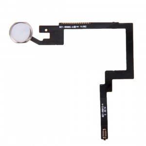 Assemblage du bouton d'origine, câble flexible, pour iPad mini 3, non compatible avec l'identification des empreintes digitales (argent) SH201S1833-20