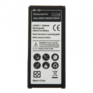 Batterie Li-ion rechargeable de 2500mAh pour Galaxy Alpha / G850F / G850S / G850V SH02661438-20