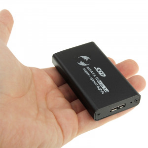 Disque dur SSD 6 Go / s mSATA à disque dur USB 3.0 (Noir) S6244B769-20