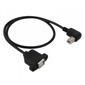 Câble d'extension USB 2.0 type B vers imprimante / scanner pour HP, Dell, Epson, longueur: 50 cm (noir) SC288B230-20
