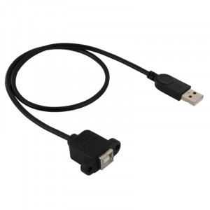 USB 2.0 mâle vers USB 2.0 Type-B Câble d'imprimante / scanner pour HP, Dell, Epson, Longueur: 50cm (Noir) SU292B795-20
