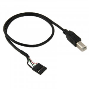 5 broches carte mère mâle vers USB 2.0 B câble adaptateur mâle, longueur: 50cm S50300265-20