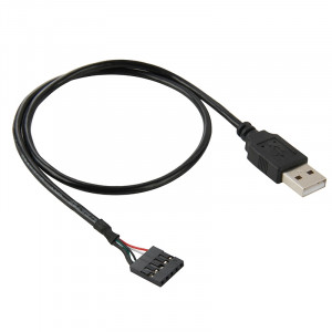Câble d'Adaptateur Mâle Femelle 5 Broches vers USB 2.0 Mâle, Longueur: 50cm SC03071377-20