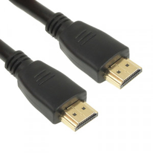 1m HDMI 19 broches mâle vers HDMI 19pin câble mâle, version 1.3, soutien HD TV / Xbox 360 / PS3 etc (noir + plaqué or) SH311G66-20