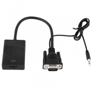 Adaptateur VGA + Audio vers Full HD 1080P Convertisseur vidéo HDMI pour HDTV SH0351485-20