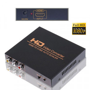Convertisseur vidéo HDMI vers CVBS / AV (noir) SH03771260-20