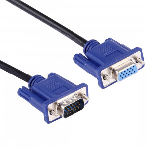 Bonne qualité VGA 15 broches mâle vers VGA 15 broches câble femelle pour moniteur LCD, projecteur, etc. (longueur: 1,8 m) SH1122832-20