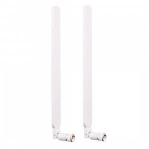 2 PCS B593 5dBi SMA Mâle 4G LTE Routeur Antenne (Blanc) S2490W1137-20