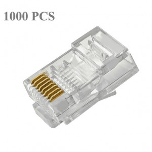 Prise modulaire de connecteur RJ45, 1000pcs par sac, qualité normale SH71221802-20