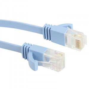 Câble LAN réseau Ethernet plat CAT6 ultra-plat, longueur: 2 m (bleu bébé) SC0714352-20