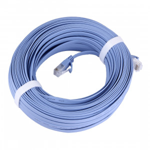 Câble LAN réseau Ethernet plat CAT6 ultra-plat, longueur: 30 m (bleu) SC739C683-20