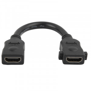 Câble HDMI femelle à femelle 18 broches 18cm (noir) SH1226797-20
