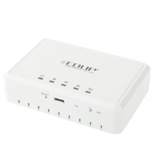 EDUP EP-9507N Portable 150Mbps Routeur Sans Fil 802.11N, Support 3G / AP / Répéteur, Built-in 5000mAh Batterie (Blanc) SE17211574-20