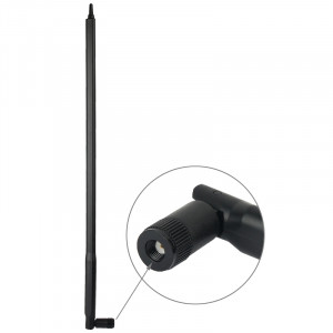 2.4GHz 22dBi RP-SMA Antenne pour réseau de routeur (noir) S21810149-20