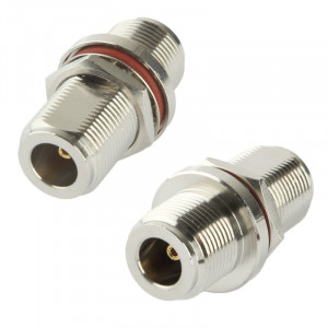 Adaptateur coaxial RF N femelle à N femelle (argent) SC1870172-20