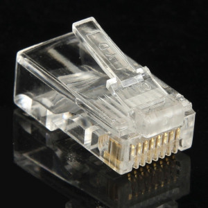 Connecteur modulaire RJ45 haute performance 100 PCS, or: 3u 3 pieds S12251374-20