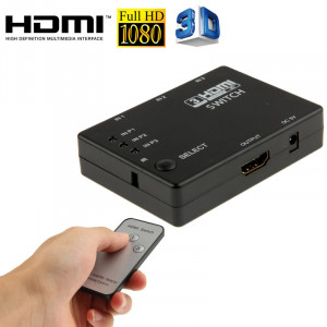 Commutateur Full HD 1080P 3D HDMI 3x1 avec télécommande IR SH23611049-20
