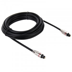 Câble fibre optique audio numérique Toslink M à M, OD: 5.0mm, longueur: 5m SH27841284-20