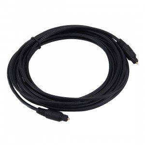 Câble Toslink fibre optique audio numérique, longueur de câble: 5 m, ext: 4,0 mm (plaqué or) SH10121574-20
