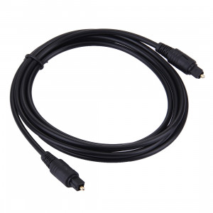 Câble Toslink Fibre Optique Audio Numérique, Longueur de Câble: 2m, OD: 4.0mm (Plaqué Or) SH101B229-20