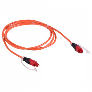 Câble audio numérique Toslink à fibres optiques, longueur du câble: 1,5 m, ext: 4,0 mm (plaqué or) SH4102861-20