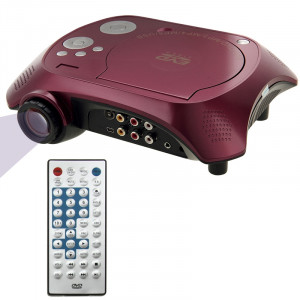 Projecteur DVD portable de cinéma maison avec fonction récepteur TV (PAL / NTSC / SECAM), entrée AV IN / OUT et fonction de jeu, carte SD / MMC / disque flash USB compatible SH10541231-20