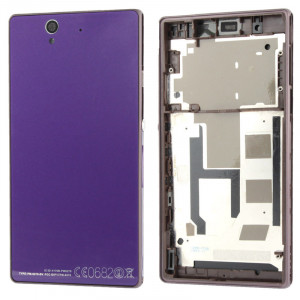 Middle Board + Cache Batterie pour Sony L36H (Violet) SM009P212-20