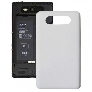 iPartsBuy Couvercle arrière de la batterie de logement d'origine + bouton latéral pour Nokia Lumia 820 (blanc) SI101W1949-20