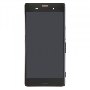 iPartsAcheter pour Sony Xperia Z3 (Dual SIM Version) / D6633 / L55U LCD Affichage + Écran Tactile Digitizer Assemblée avec Cadre (Noir) SI427B1729-20