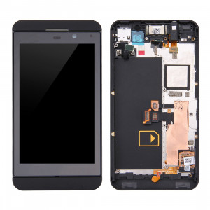 iPartsBuy LCD Écran + Écran Tactile Digitizer Assemblée avec Cadre pour BlackBerry Z10 4G (Noir) SI542B1179-20