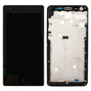 iPartsBuy Boîtier de cadre de l'écran de logement avant pour Xiaomi Redmi 3G Version (Noir) SI391B862-20
