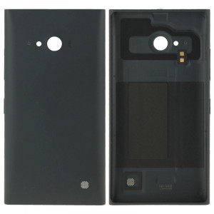 Couverture arrière de remplacement de batterie en plastique de couleur unie pour Nokia Lumia 730 (noir) SC588B1010-20