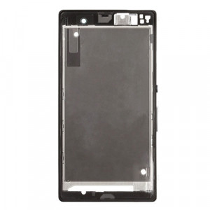 iPartsBuy Avant Logement LCD Cadre Lunette de remplacement pour Sony Xperia Z / L36h / C6602 / C6603 (Noir) SI40601839-20