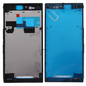 iPartsAcheter pour Sony Xperia Z Ultra / XL39h / C6802 Boîtier Avant Cadre LCD Cadre Lunette (Noir) SI077B1387-20