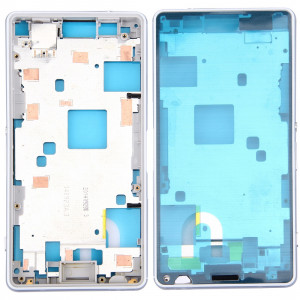 iPartsAcheter pour Sony Xperia Z3 Compact / D5803 / D5833 Boîtier Avant Cadre LCD Cadre (Blanc) SI082W253-20