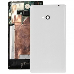 Remplacement lisse de couverture de logement arrière en plastique lisse pour Nokia Lumia 720 (blanc) SR057W187-20