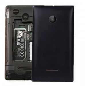 Couverture arrière de batterie couleur unie pour Microsoft Lumia 532 (Noir) SC623B738-20