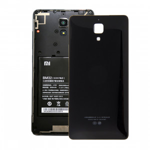 iPartsBuy remplacement de la couverture arrière de la batterie pour Xiaomi Mi 4 (noir) SI660B244-20